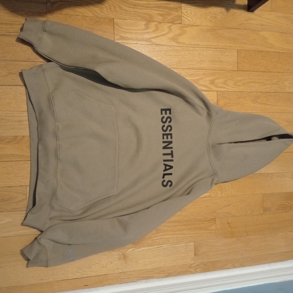 Essentials Kahki Medium Hoodie - Picture 3 of 7